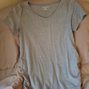 Maternity Short Sleeve Cotton Tee